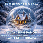 С 23 по 28 февраля в Ушачском районе пройдет специальное профилактическое мероприятие «Дом без пожара»