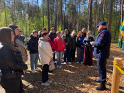 Посещение места раскопок на территории Лепельского района

