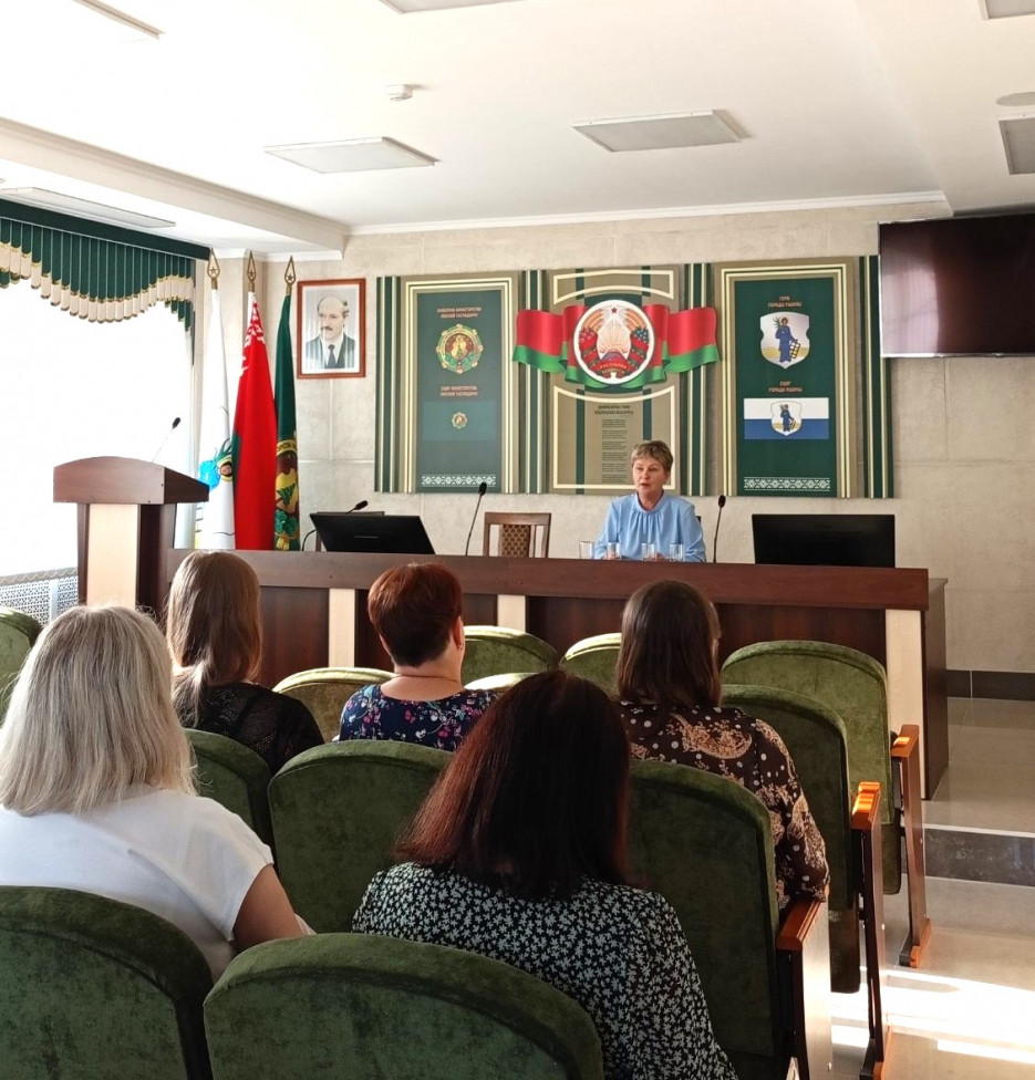 Встреча председателя Ушачской районной организации ОСВОД с коллективом
Ушачского лесхоза