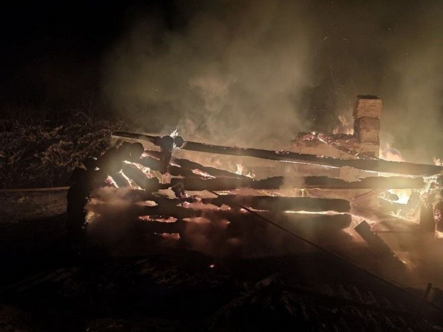 На пожаре в Ушачском районе погибла женщина