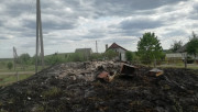 Пожар хозяйственной постройки в деревне в д. Казимирово